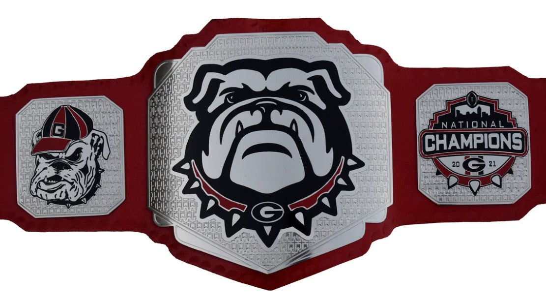 Georgia Bulldog National championship belt adult size