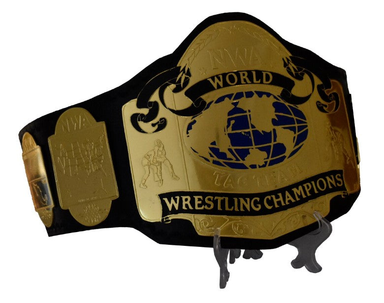 NWA tag team world wrestling championship belt adult size