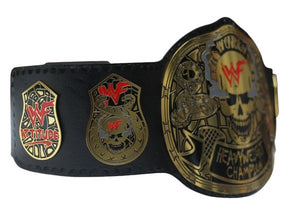 WWF New Smoking Skull World Heavyweight Wrestling Replica Championship Belt