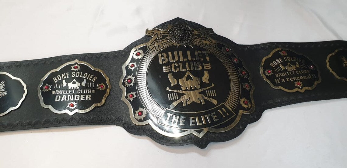 New Bullet Club World Wrestling Championship Belt Adult Size